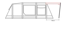 Outdoor Revolution Airedale 5.0s Front Sun Canopy 9 Outdoor Revolution Airedale 5.0s Front Sun Canopy -Outdoor Haven Shop airedale 5s sun canopy drawing 1