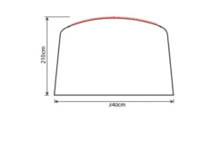 Outdoor Revolution Airedale 5.0s Front Sun Canopy 10 Outdoor Revolution Airedale 5.0s Front Sun Canopy -Outdoor Haven Shop airedale 5s sun canopy drawing 3