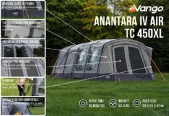 Vango Airbeam Vango Anantara IV TC 450XL Air Tent (2023) -Outdoor Haven Shop anantara iv air tc 450xl low res2