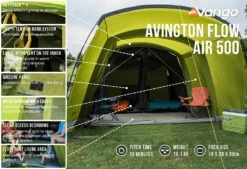 Vango Airbeam Vango Avington Flow Air 500 Tent (2022) 16 Vango Airbeam Vango Avington Flow Air 500 Tent (2022) -Outdoor Haven Shop avington flow air 500 low res2