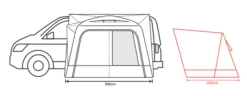 Outdoor Revolution Cayman F/G Mid Drive Away Awning -Outdoor Haven Shop cayman fg floorplan 2