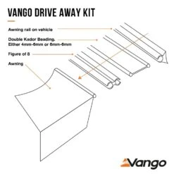 Vango Airbeam Vango Airhub Hexaway II Tall Awning (2022) -Outdoor Haven Shop drive away kit explainer 22