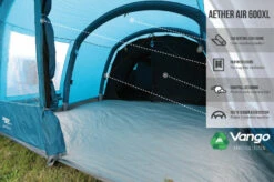 Vango Airbeam Vango Aether Air 600XL Tent (2022) -Outdoor Haven Shop earth collection airbeam infographics call outs7
