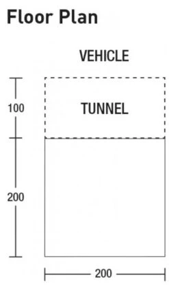 Sunncamp Lodge 200 Motor Driveaway Awning -Outdoor Haven Shop lodge 200 motor floor plan