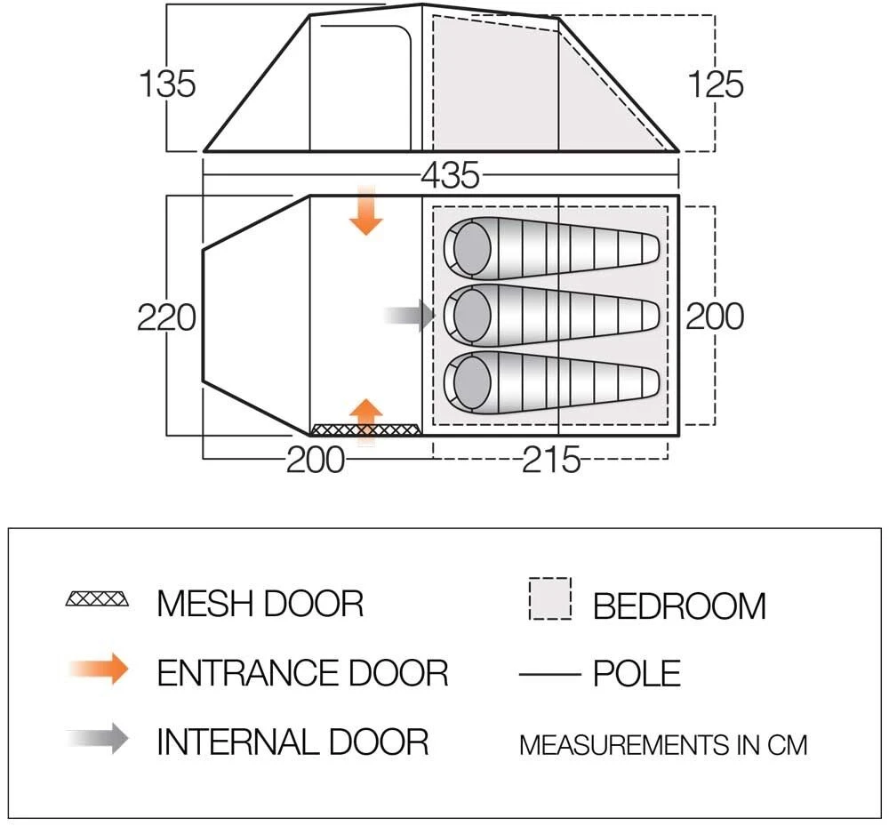 Vango Omega 350 Tent (2023) 4 Vango Omega 350 Tent (2023) - Image 2
