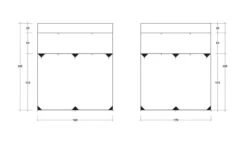 Outwell Fallcrest Side Panel Set 12 Outwell Fallcrest Side Panel Set -Outdoor Haven Shop outwell fallcrest awning side panel set 5