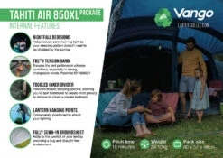 Vango Airbeam Vango Tahiti 850XL Air Tent (2023) 18 Vango Airbeam Vango Tahiti 850XL Air Tent (2023) -Outdoor Haven Shop tahiti air 850xl package2