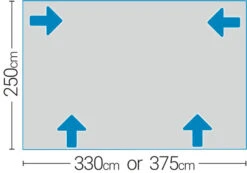 Westfield Vega High Top 375 Performance Air Motorhome Awning (255 - 285cm) 11 Westfield Vega High Top 375 Performance Air Motorhome Awning (255 - 285cm) -Outdoor Haven Shop vega 7 midsize 1 1
